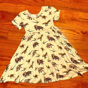 Posh Peanut Dinosaur Dress size 5